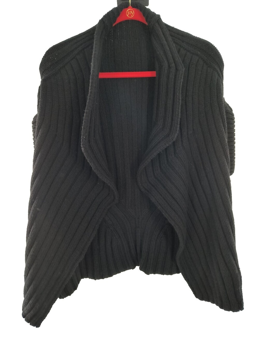 VPL Women's Cardigan Size P 100% Wool Black 062